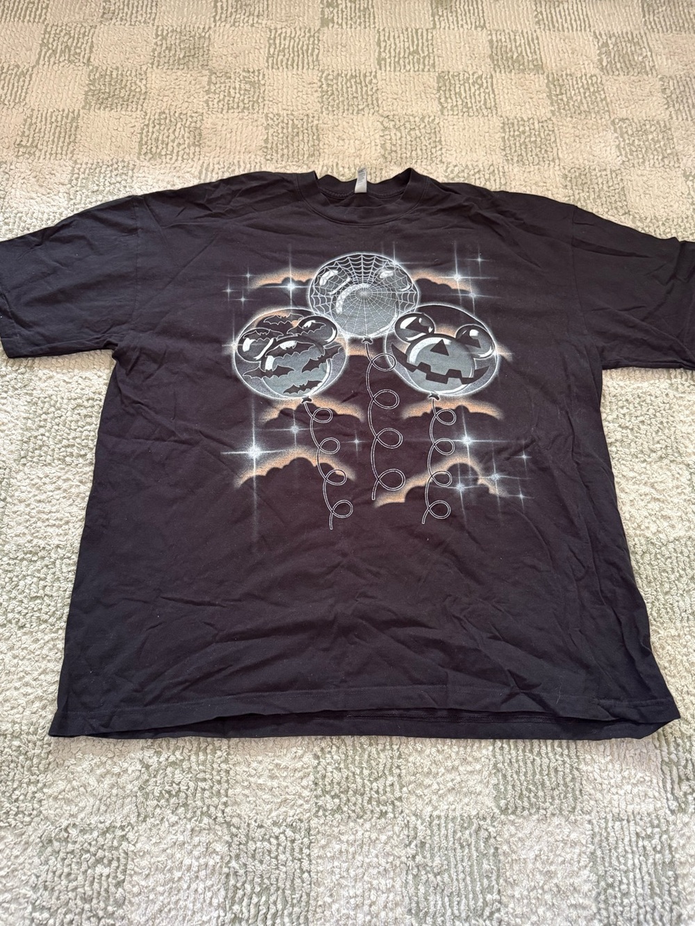 Disney Black Short-Sleeve Halloween Graphic Tee